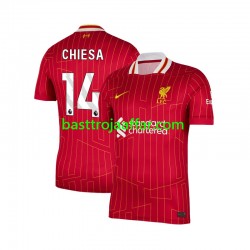 Liverpool Federico Chiesa 14 Män Hemma Fotbollströja 2024-2025 Kortärmad