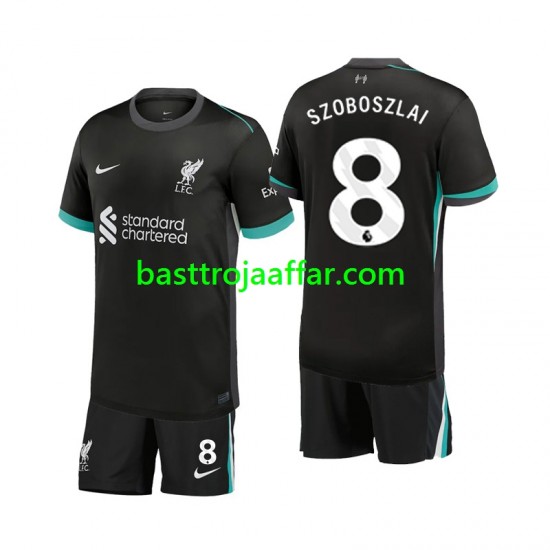 Liverpool Szoboszlai 8 Barn Borta Fotbollströja 2024-2025 Kortärmad