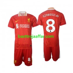Liverpool Szoboszlai 8 Barn Hemma Fotbollströja 2024-2025 Kortärmad Liverpool Szoboszlai 8 Barn Hemma Fotbollströja 2024-2025 Kortärmad