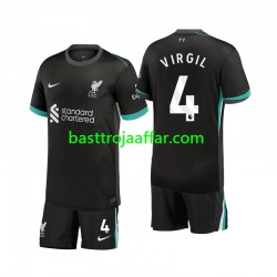 Liverpool Virgil 4 Barn Borta Fotbollströja 2024-2025 Kortärmad