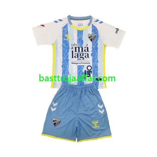 Málaga CF Barn Hemma Fotbollströja 2024-2025 Kortärmad