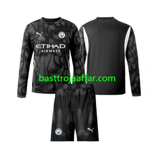Manchester City Målvakt Barn Fjärde Fotbollströja 2024-2025 Långärmad