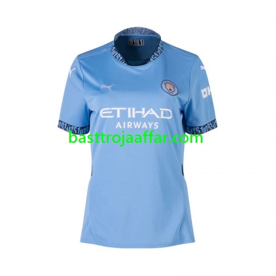 Manchester City Dam Hemma Fotbollströja 2024-2025 Kortärmad