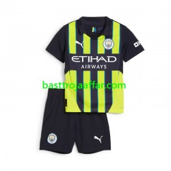 Manchester City Barn Borta Fotbollströja 2024-2025 Kortärmad