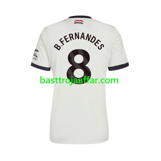 Manchester United Bruno Fernandes 8 Män Tredje Fotbollströja 2024-2025 Kortärmad