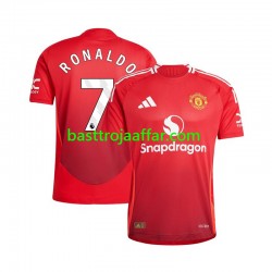 Manchester United Cristiano Ronaldo 7 Män Hemma Fotbollströja 2024-2025 Kortärmad