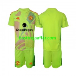 Manchester United Målvakt Barn Borta Fotbollströja 2024-2025 Kortärmad Manchester United Målvakt Barn Borta Fotbollströja 2024-2025 Kortärmad
