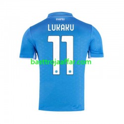 SSC Napoli Lukaku 11 Män Hemma Fotbollströja 2024-2025 Kortärmad