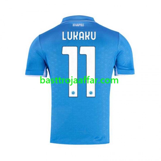 SSC Napoli Lukaku 11 Män Hemma Fotbollströja 2024-2025 Kortärmad