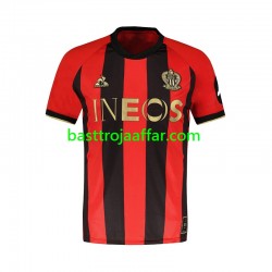 OGC Nice Män Hemma Fotbollströja 2024-2025 Kortärmad OGC Nice Män Hemma Fotbollströja 2024-2025 Kortärmad