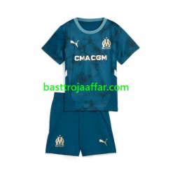Olympique de Marseille Barn Borta Fotbollströja 2024-2025 Kortärmad Olympique de Marseille Barn Borta Fotbollströja 2024-2025 Kortärmad
