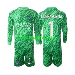 Paris Saint-Germain Gianluigi Donnarumma 1 Målvakt Barn Borta Fotbollströja 2024-2025 Långärmad