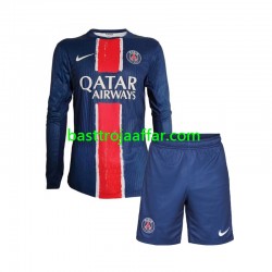 Paris Saint-Germain Barn Hemma Fotbollströja 2024-2025 Långärmad Paris Saint-Germain Barn Hemma Fotbollströja 2024-2025 Långärmad