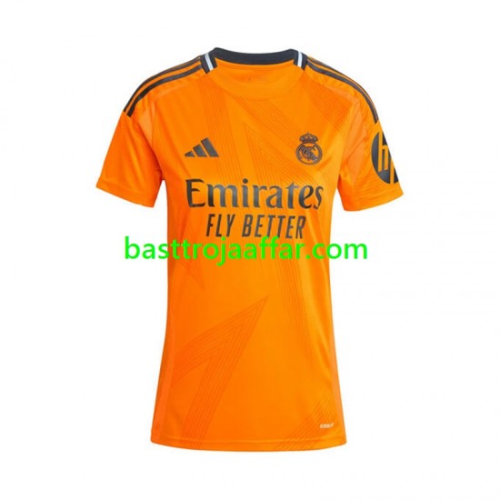 Real Madrid Dam Borta Fotbollströja 2024-2025 Kortärmad