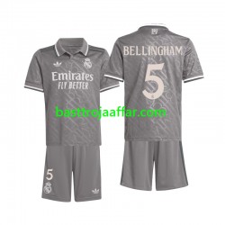 Real Madrid Bellingham 5 Barn Tredje Fotbollströja 2024-2025 Kortärmad