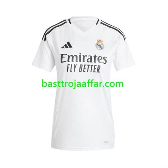 Real Madrid Dam Hemma Fotbollströja 2024-2025 Kortärmad