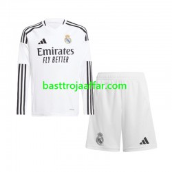 Real Madrid Barn Hemma Fotbollströja 2024-2025 Långärmad
