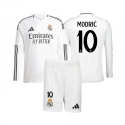 Real Madrid Modrić 10 Barn Hemma Fotbollströja 2024-2025 Långärmad Real Madrid Modrić 10 Barn Hemma Fotbollströja 2024-2025 Långärmad