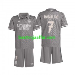 Real Madrid Ronaldo 7 Barn Tredje Fotbollströja 2024-2025 Kortärmad