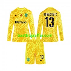 Sporting Lissabon Kovacevic 13 Målvakt Barn Tredje Fotbollströja 2024-2025 Långärmad