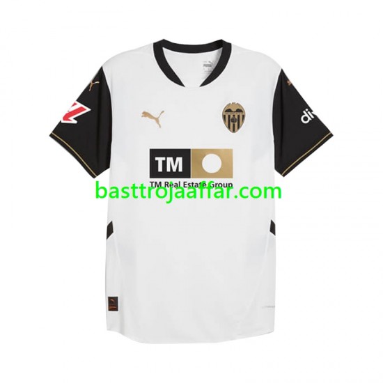 Valencia CF Män Hemma Fotbollströja 2024-2025 Kortärmad