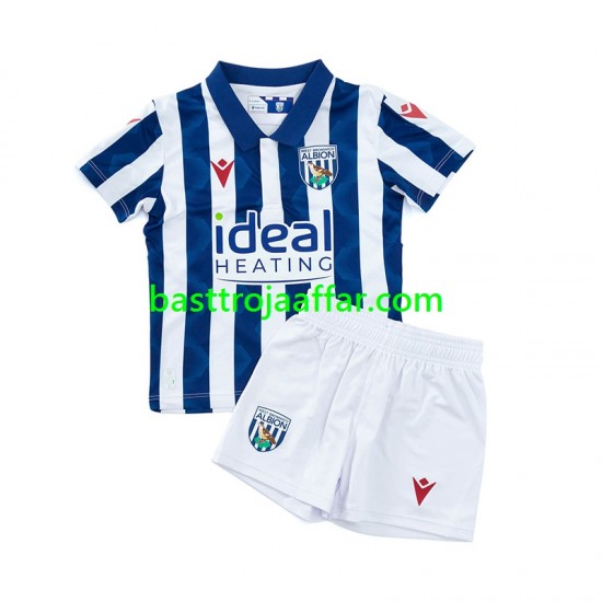West Bromwich Albion Barn Hemma Fotbollströja 2024-2025 Kortärmad