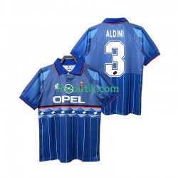 AC Milan ALDINI 3 1995 1996 Retro Män Borta Fotbollströja Kortärmad AC Milan ALDINI 3 1995 1996 Retro Män Borta Fotbollströja Kortärmad