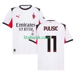 AC Milan Christian Pulisic 11 Män Borta Fotbollströja 2025-2026 Kortärmad