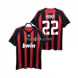 AC Milan KAKA 22 2009 Retro Män Hemma Fotbollströja 2008 Kortärmad