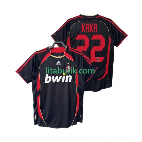 AC Milan KAKA 22 2007 Retro Män Tredje Fotbollströja 2006 Kortärmad