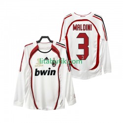 AC Milan MALDINI 3 2007 Retro Män Borta Fotbollströja 2006 Långärmad AC Milan MALDINI 3 2007 Retro Män Borta Fotbollströja 2006 Långärmad