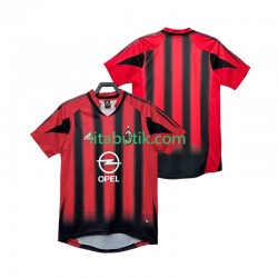 AC Milan 2005 Retro Män Hemma Fotbollströja 2004 Kortärmad AC Milan 2005 Retro Män Hemma Fotbollströja 2004 Kortärmad