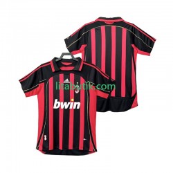 AC Milan 2007 Retro Män Hemma Fotbollströja 2006 Kortärmad AC Milan 2007 Retro Män Hemma Fotbollströja 2006 Kortärmad