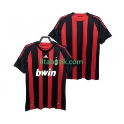 AC Milan 2009 Retro Män Hemma Fotbollströja 2008 Kortärmad AC Milan 2009 Retro Män Hemma Fotbollströja 2008 Kortärmad