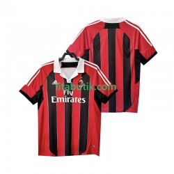 AC Milan 2012 2013 Retro Män Hemma Fotbollströja Kortärmad AC Milan 2012 2013 Retro Män Hemma Fotbollströja Kortärmad