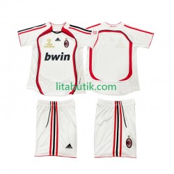 AC Milan 2007 Retro Barn Borta Fotbollströja 2006 Kortärmad AC Milan 2007 Retro Barn Borta Fotbollströja 2006 Kortärmad