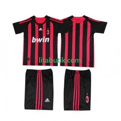 AC Milan 2009 Retro Barn Hemma Fotbollströja 2008 Kortärmad AC Milan 2009 Retro Barn Hemma Fotbollströja 2008 Kortärmad