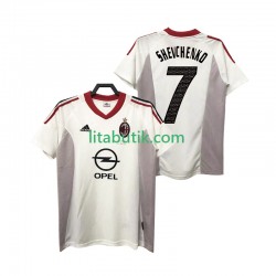 AC Milan SHEVCHENKO 7 2005 Retro Män Borta Fotbollströja 2004 Kortärmad