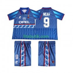 AC Milan WEAH 9 1995 1996 Retro Barn Borta Fotbollströja Kortärmad AC Milan WEAH 9 1995 1996 Retro Barn Borta Fotbollströja Kortärmad