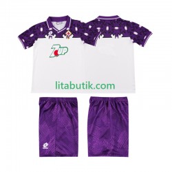 Fiorentina 1992 1993 Retro Barn Borta Fotbollströja Kortärmad Fiorentina 1992 1993 Retro Barn Borta Fotbollströja Kortärmad