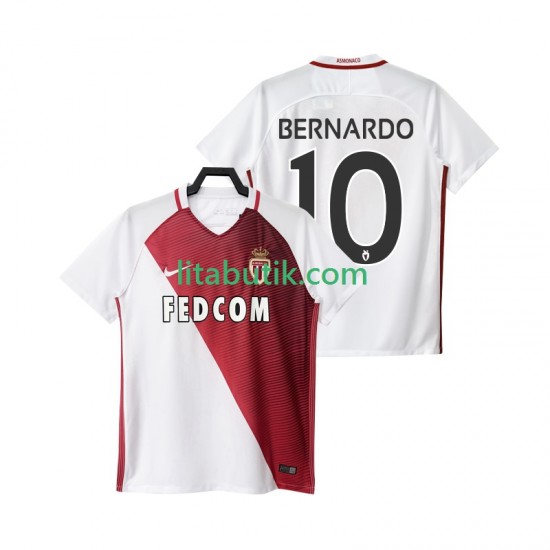 AS Monaco BERNARDO 10 2016 2017 Män Hemma Fotbollströja Kortärmad