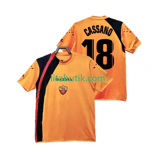 AS Roma CASSANO 18 2005 Retro Män Hemma Fotbollströja 2006 Kortärmad
