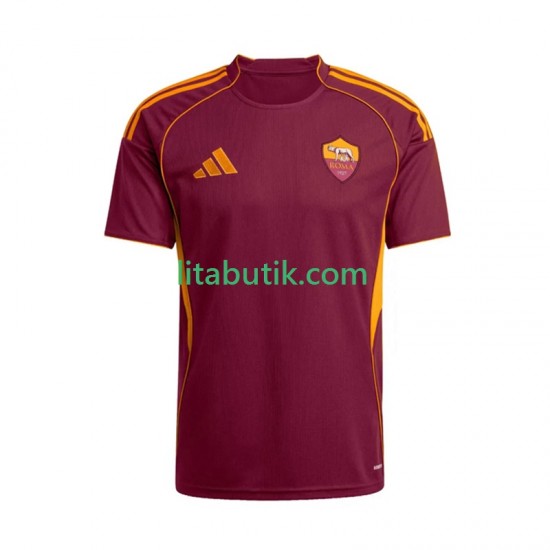 AS Roma Män Hemma Fotbollströja 2025-2026 Kortärmad
