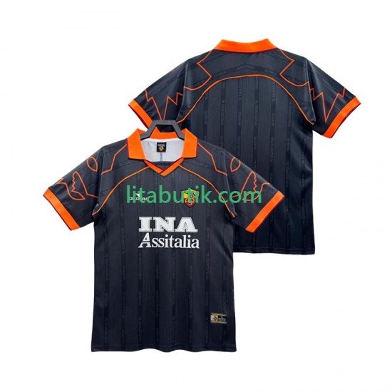 AS Roma Retro Män Borta Fotbollströja 1998 1999 Kortärmad