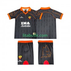 AS Roma 2000 Retro Barn Borta Fotbollströja 1999 Kortärmad AS Roma 2000 Retro Barn Borta Fotbollströja 1999 Kortärmad