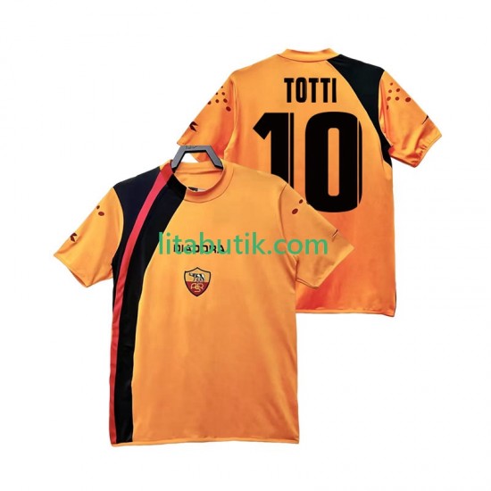 AS Roma TOTTI 10 2005 Retro Män Hemma Fotbollströja 2006 Kortärmad