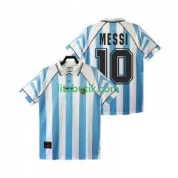 Argentina Lionel Messi 10 1996 1997 Retro Män Hemma Fotbollströja Kortärmad