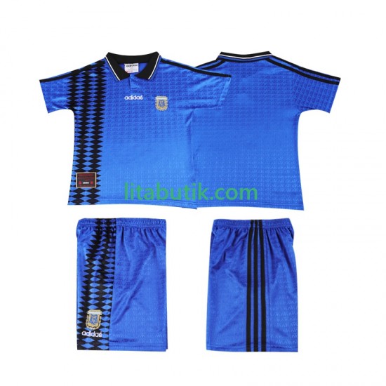 Argentina 1994 Retro Barn Borta Fotbollströja Kortärmad