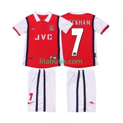 Arsenal BECKHAM 7 Retro Barn Hemma Fotbollströja 1998 1999 Kortärmad Arsenal BECKHAM 7 Retro Barn Hemma Fotbollströja 1998 1999 Kortärmad