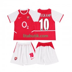 Arsenal BERGKAMP 10 2003 Retro Barn Hemma Fotbollströja 2002 Kortärmad Arsenal BERGKAMP 10 2003 Retro Barn Hemma Fotbollströja 2002 Kortärmad